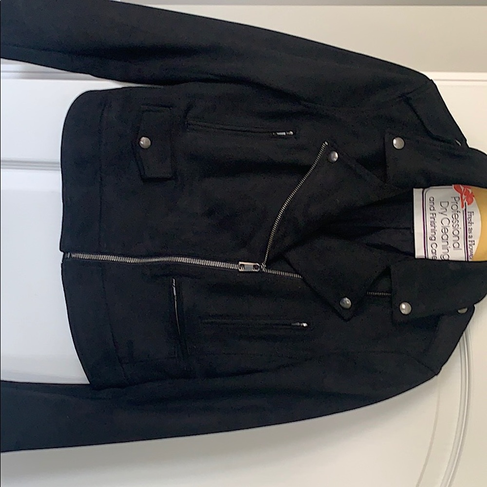Banana Republic Black Suede Women’s Jacket - Med